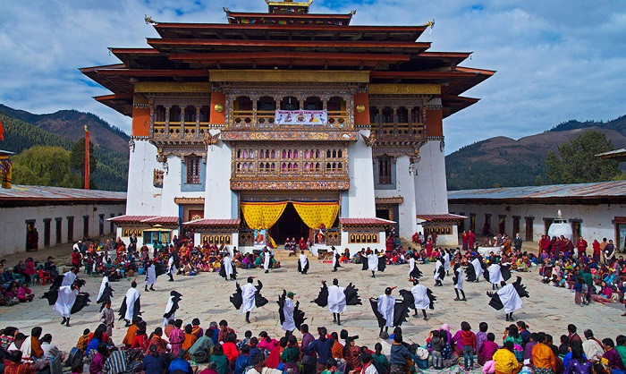 Du lịch Phobjikha, Phobjikha Bhutan, sếu cổ đen